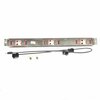 Truck-Lite Incandescent, Identification Bar, Rectangular, Red, 3 Lights, 6in. Centers, Silver, 12V, Kit 15741R3